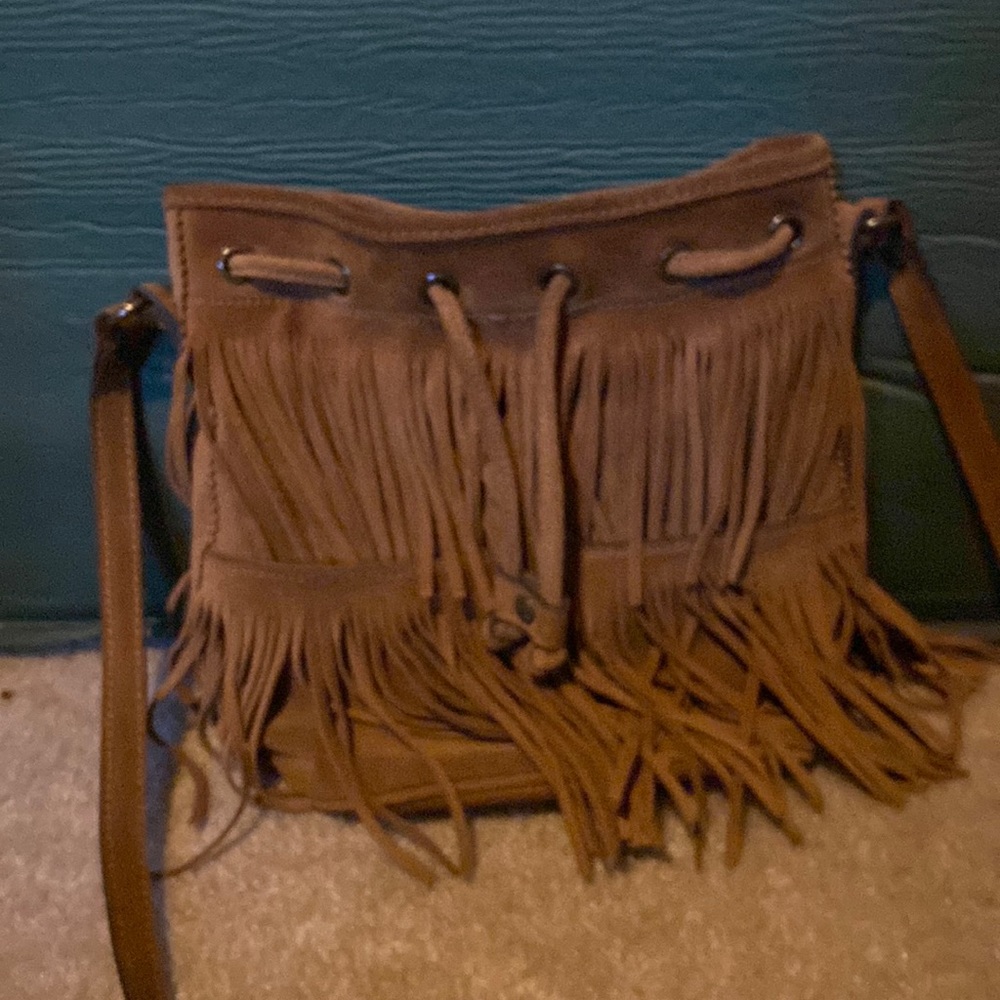 Patricia Nash suede boho festival purse